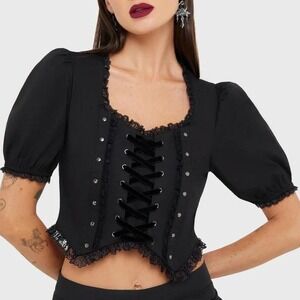 Killstar Ethelred corset top Its black friday collection Goth